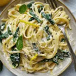 Zesty Lemon Ricotta and Spinach Pasta