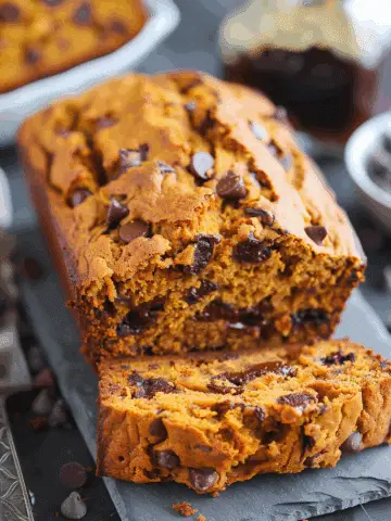 3 Ingredient Pumpkin Chocolate Chip Bread