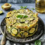 Baked Zucchini with Spinach and Feta