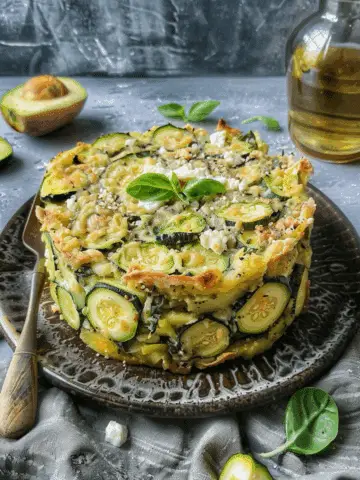 Baked Zucchini with Spinach and Feta