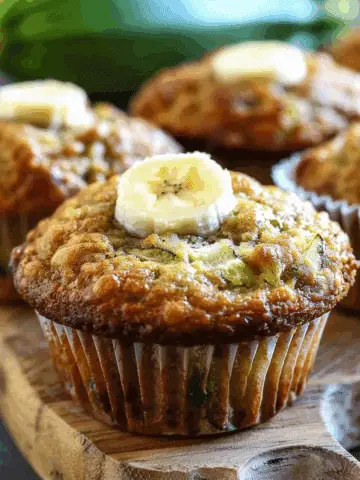 Banana Zucchini Muffins