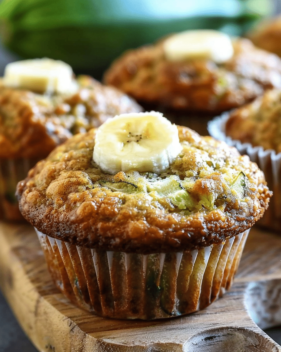 Banana Zucchini Muffins