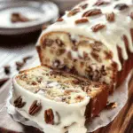 Butter Pecan Cake Loaf with Cream Cheese Icing