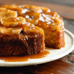 Caramel Banana Upside-Down Cake