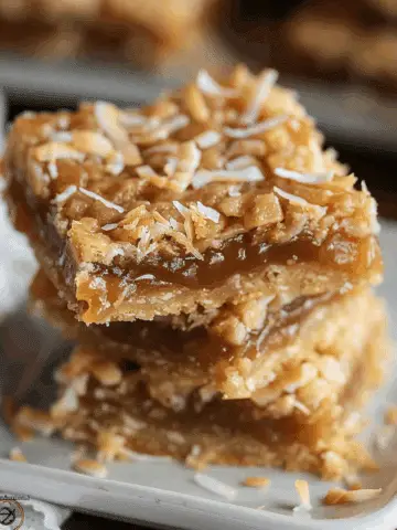 Caramel Coconut Bars