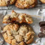 Caramel Coconut Chocolate Cookies