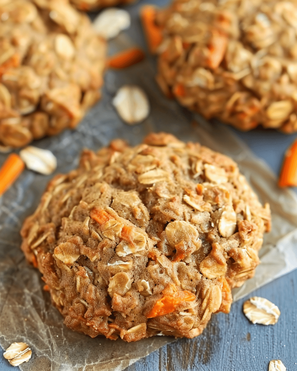 Carrot Cake Oatmeal Cookies
