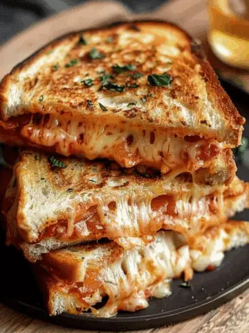 Cheesy Pizza Toastie Sandwich