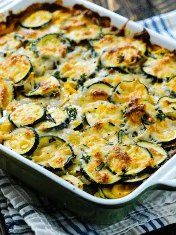 Cheesy Zucchini and Veggie Casserole