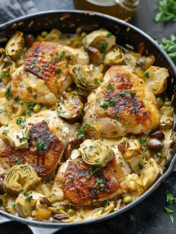 Chicken Artichoke Skillet