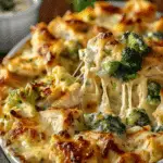 Chicken & Broccoli Alfredo Bake
