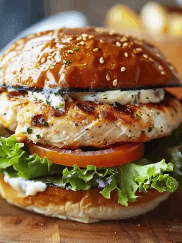 Chicken Caesar Burger