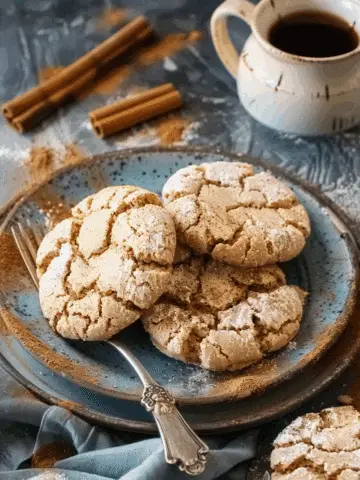 Cinnamon Coffee Crinkles
