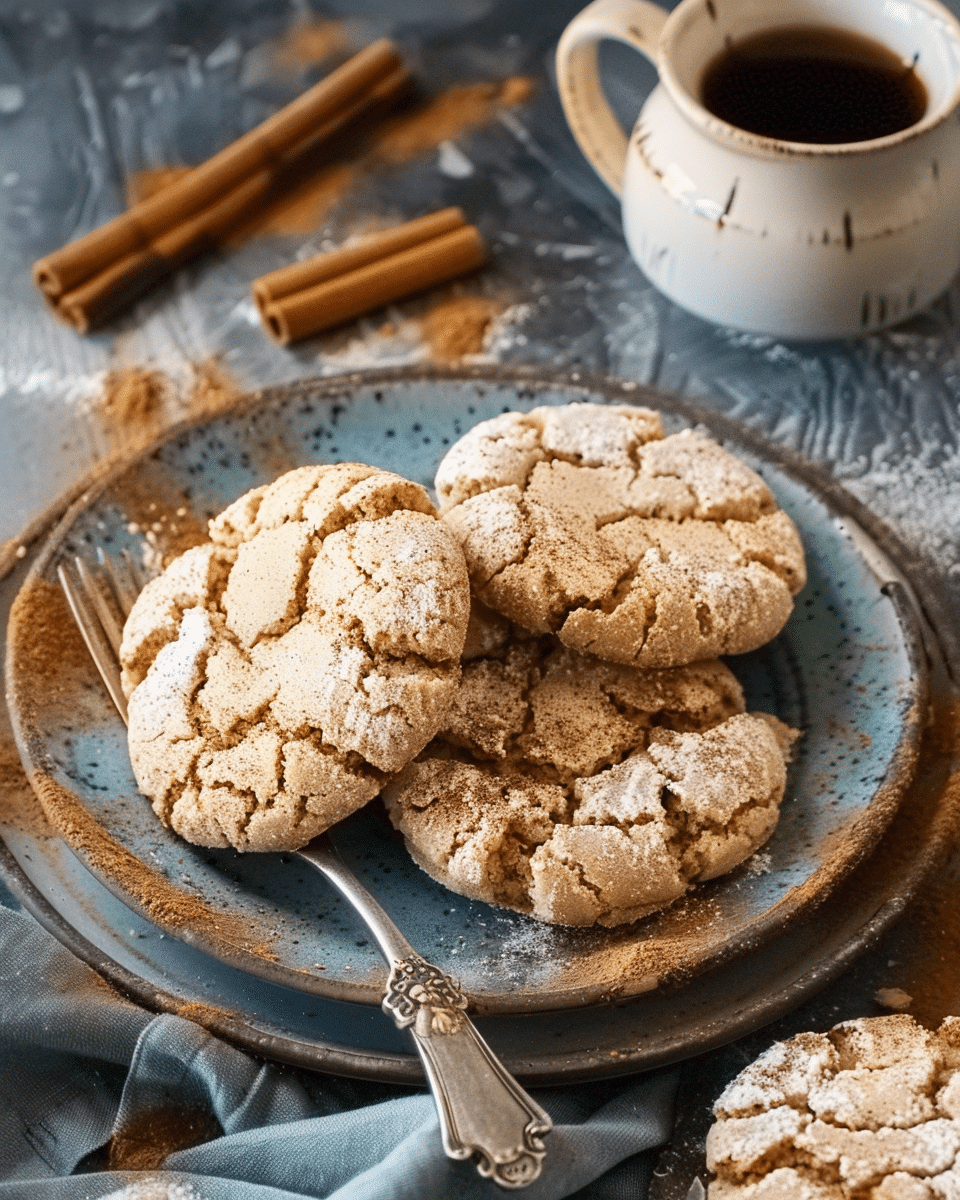 Cinnamon Coffee Crinkles