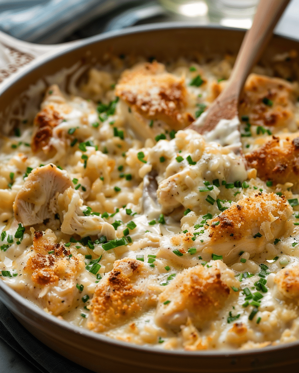 Creamy Parmesan Chicken Casserole