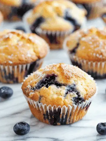Easy Blueberry Muffins