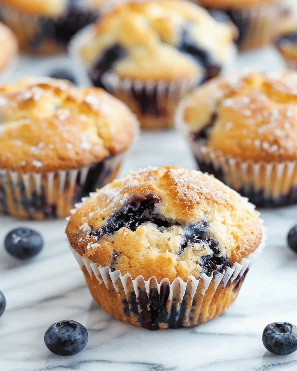 Easy Blueberry Muffins