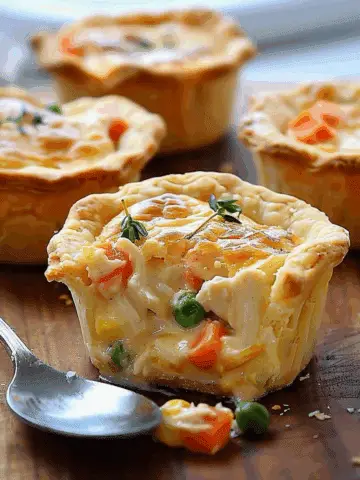 Easy Mini Chicken Pot Pies
