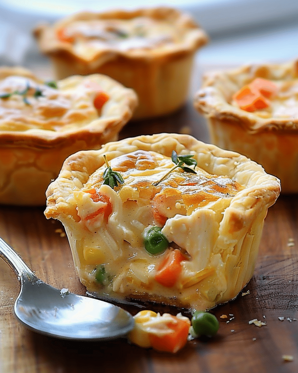 Easy Mini Chicken Pot Pies