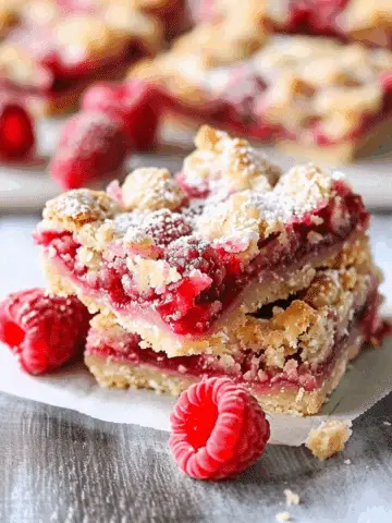 Fabulous Five-Ingredient Raspberry Bars
