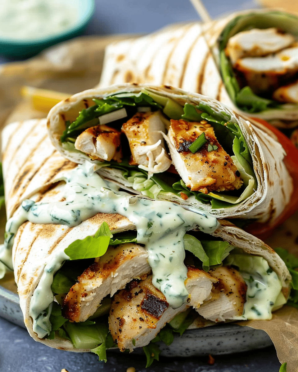 Grilled Chicken Wrap