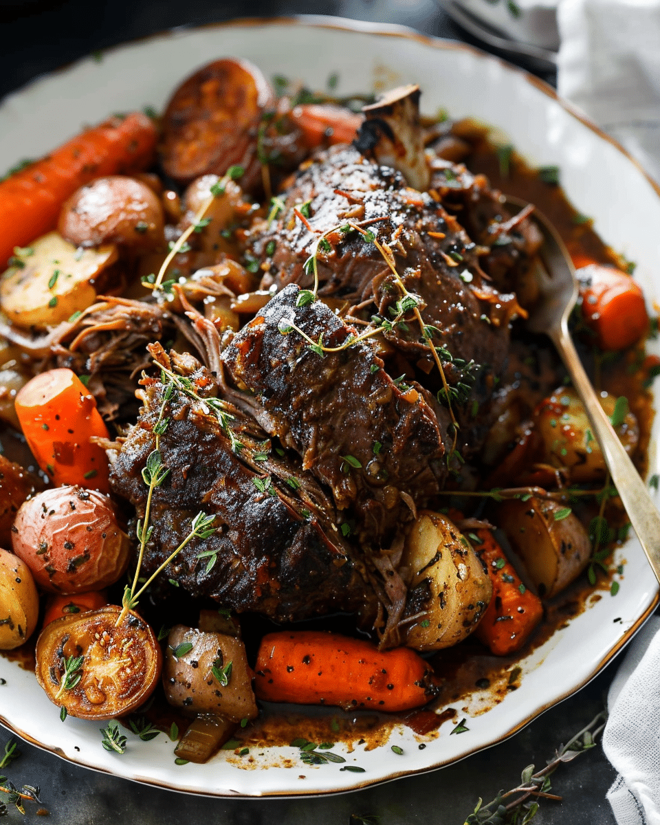 Hearty Boneless Beef Chuck Roast with Vegetables