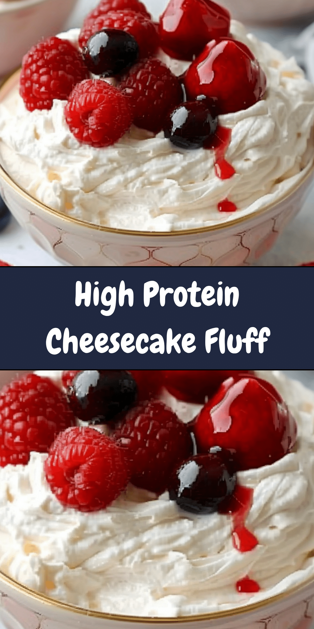 High Protein Cheesecake Fluff | Cheryl's Cooking