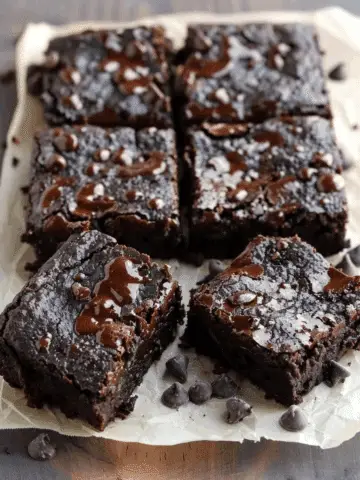 High-Protein Zucchini Brownies with Chocolate Glaze
