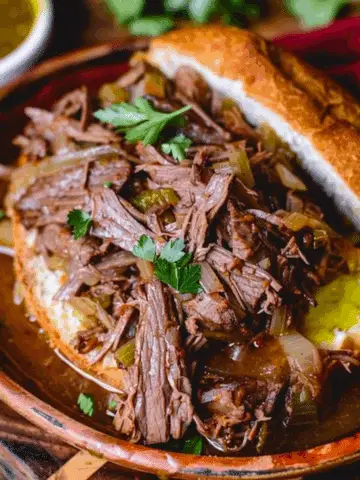 Irresistible Slow Cooker Italian Beef