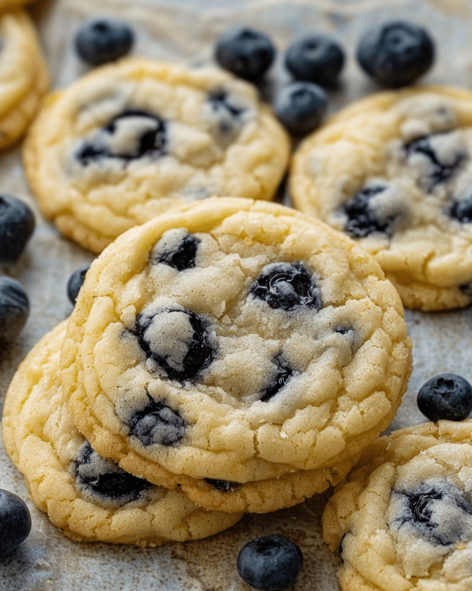 Lemon Blueberry Cookies