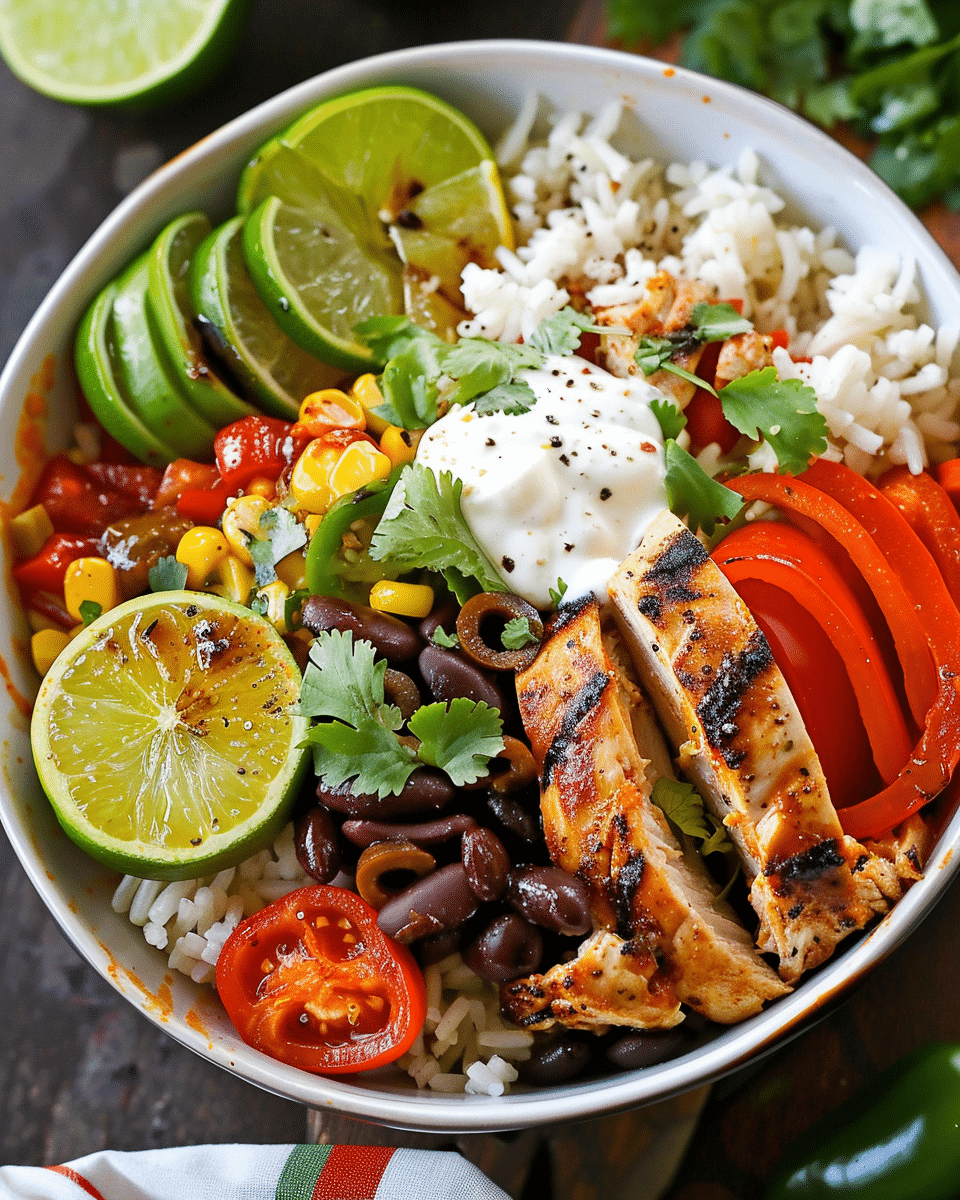 Lime Chicken Burrito Bowl