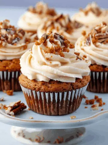 Loaded Carrot Cake Cupcakes