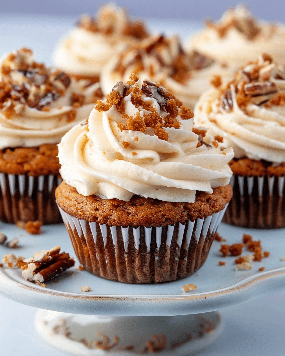 Loaded Carrot Cake Cupcakes