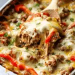 Low-Carb Philly Cheesesteak Casserole