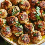 Mediterranean Chicken Meatballs