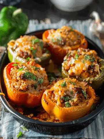 Mexican Chicken Stuffed Peppers