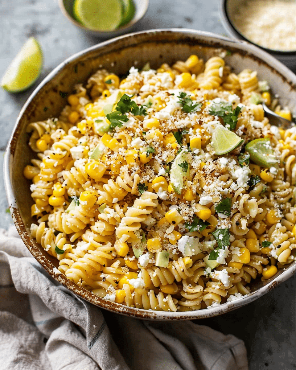 Mexican Street Corn Pasta Salad