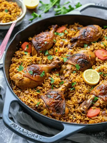 One-Pot Shawarma Chicken and Rice