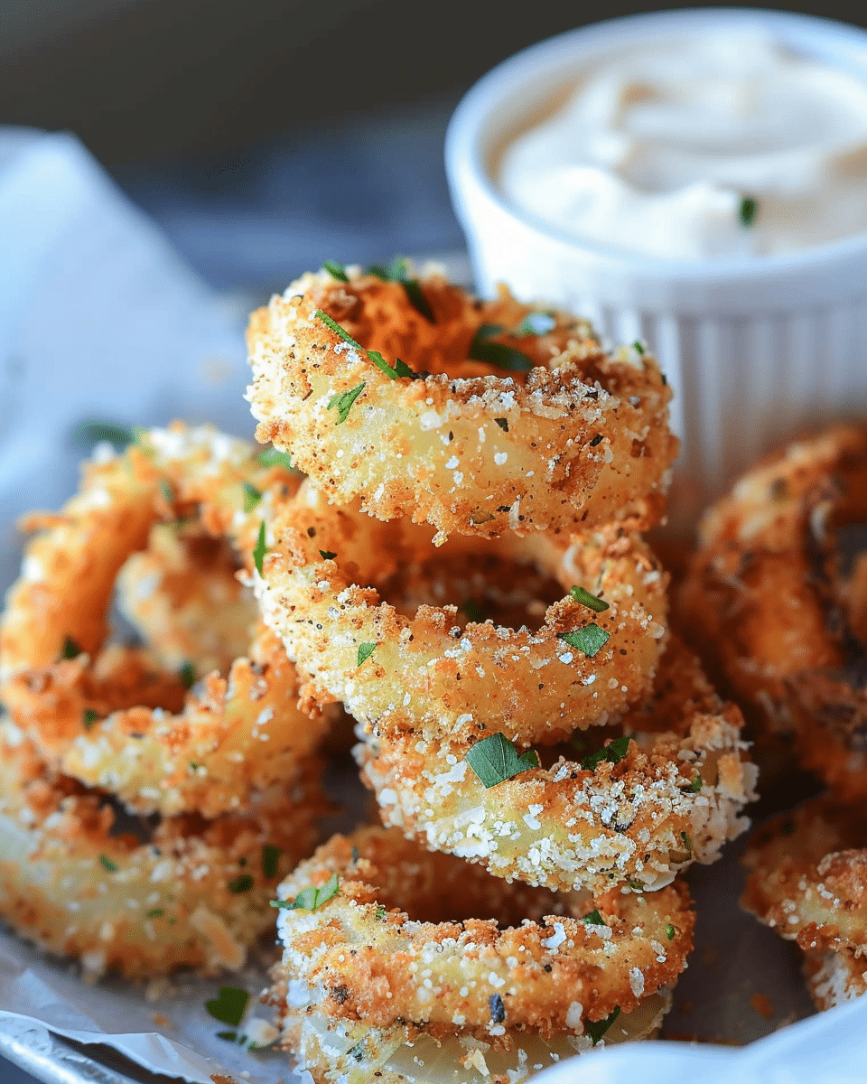 Parmesan Onion Rings