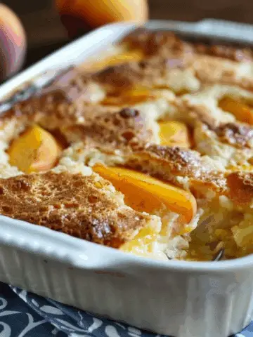 Peaches and Cream Breakfast Bake