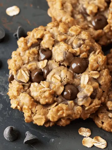 Peanut Butter Oatmeal Chocolate Chip Cookies