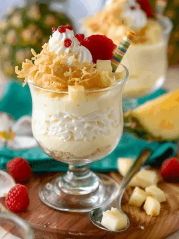 Pina Colada Cheesecake Mousse