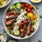 Quick & Easy Mediterranean Steak Bowl