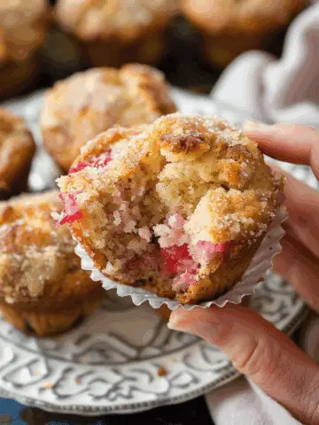 Rhubarb Muffins