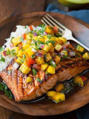 Salmon with Fresh Mango Salsa