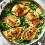 Sautéed Chicken Spinach Skillet