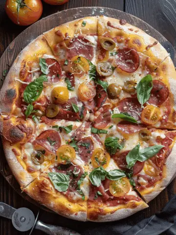Savory Pizza Combo with Simple Ingredients