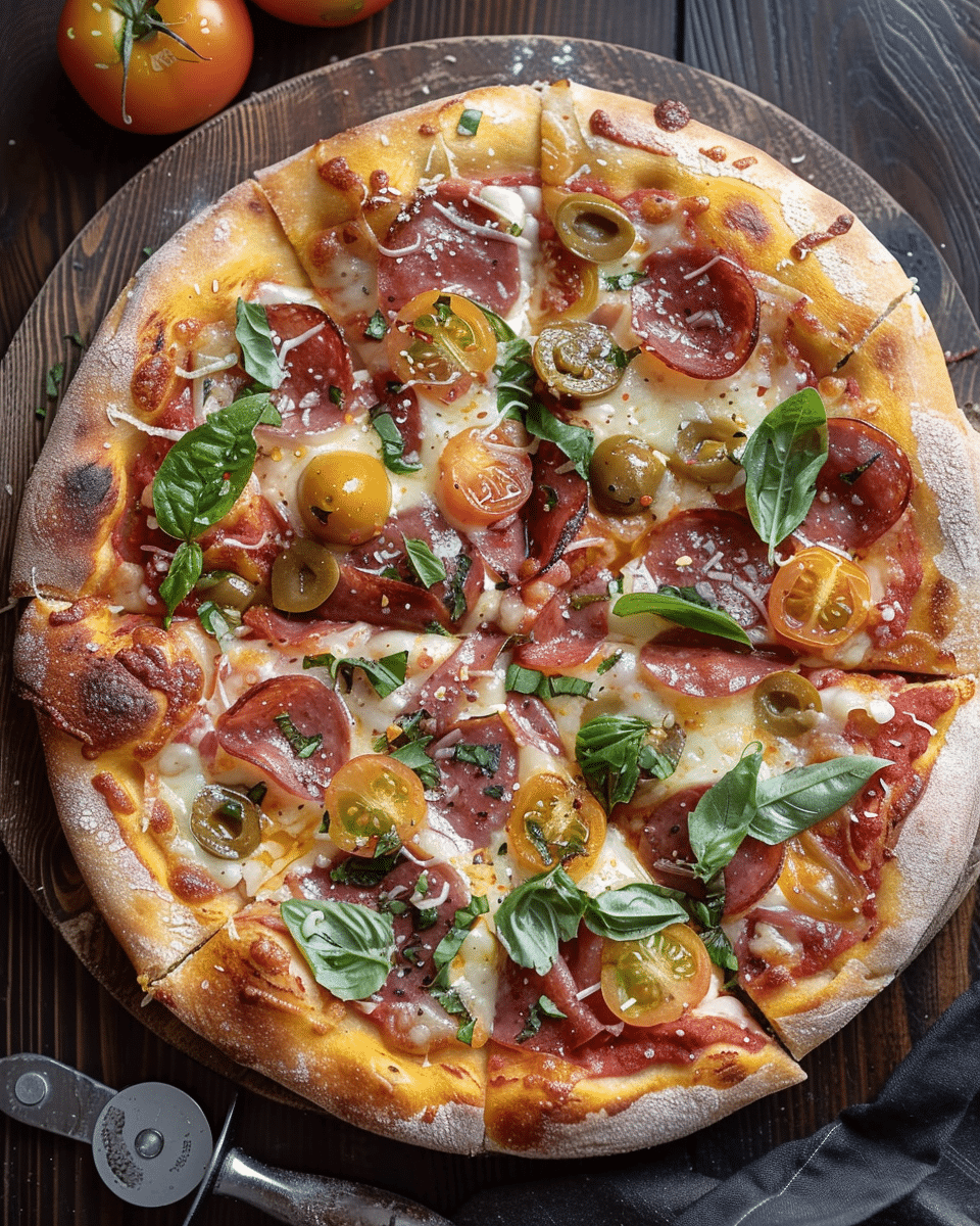 Savory Pizza Combo with Simple Ingredients