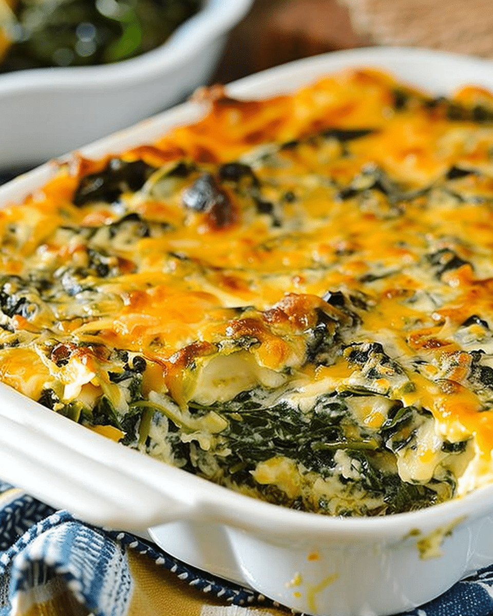 Spinach and Cheese Casserole