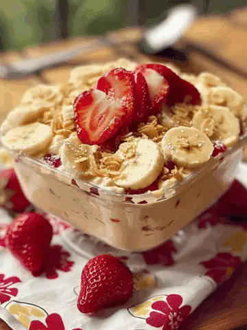 Strawberry Banana Pudding